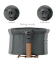 Λίκνο BEBESTARS Style 2 in 1 Smoked Grey 847-186
