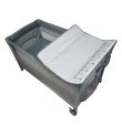 Παρκοκρέβατο 2 επιπέδων BEBESTARS με αλλαξιέρα Dreamer Grey 887-186