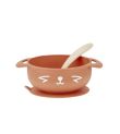 Σετ Σιλικόνης silicon bowl + spoon BABYMOOV Fox A005404