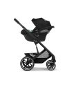 CYBEX Πολυκαρότσι 3in1 Balios S Lux 2024-2025 Taupe Frame Seashell Beige με κάθισμα Cloud T i-size