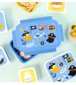 Δοχείο φαγητού Bento Lunch box με χωρίσματα 1,2L Pirates A LITTLE LOVELY COMPANY BBPIBU76