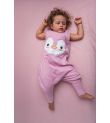 BABY BLISS Χειμωνιάτικος Υπνόσακος με πόδια BlissJump 2.5 tog Penguin Pink 6-18 μηνών BLISS-JMP-0004