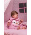 BABY BLISS Χειμωνιάτικος Υπνόσακος με πόδια BlissJump 2.5 tog Penguin Pink 6-18 μηνών BLISS-JMP-0004