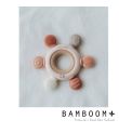 Μασητικός Δακτύλιος Οδοντοφυίας BAMBOOM Wood N Silicone Rosa CAC0053-04