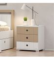 Smile Κομοδίνο με 3 Συρτάρια CASAKIDS CK00066