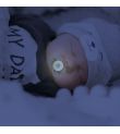 Ορθοδοντική Πιπίλα σιλικόνης νυχτός με προστατευτικό κάλυμμα θηλής 6m+ NUVITA 7084 Air55 Glow Dusk Blue NU-ALPF0063