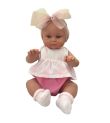 MAGIC BABY Κούκλα Alicia με φούξια-λευκό ρούχο και μεγάλο φιόγκο 45εκ. MB46721