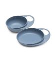 Easy Eating Smart Bowl + Plate 2τμχ NUVITA 6m+ 8461 Powder Blue NU-PPPL0141