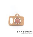 PhotoCamera από ξύλο και σιλικόνη BAMBOOM Pink CBB82707-04