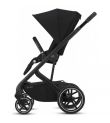 CYBEX  Πολυκαρότσι 3in1 Balios S Lux Black Frame With Cot S & <b>ΔΩΡΟ</b> Aton B2 I-Size Deep Black