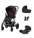 CYBEX  Πολυκαρότσι 3in1 Balios S Lux 2025 Taupe Frame Chocolate Brown με κάθισμα Cloud T i-size