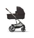 CYBEX  Πολυκαρότσι 3in1 Balios S Lux 2025 Taupe Frame Chocolate Brown με κάθισμα Cloud T i-size