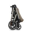 CYBEX Πολυκαρότσι 3in1 Balios S Lux 2024-2025 Taupe Frame Almond Beige με κάθισμα Cloud G i-size Plus Almond Beige με Βάση Isofix Base G
