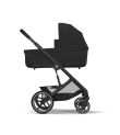 CYBEX  Πολυκαρότσι 3in1 Balios S Lux 2024-2025 Black Frame Moon Black  με κάθισμα Cloud T i-size