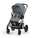 CYBEX Πολυκαρότσι 3in1 Balios S Lux 2024-2025 Taupe Frame Stormy Blue με κάθισμα Cloud G i-size Plus Stormy Blue με Βάση Isofix Base G