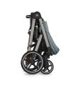CYBEX Πολυκαρότσι 3in1 Balios S Lux 2024-2025 Taupe Frame Stormy Blue με κάθισμα Cloud G i-size Plus Stormy Blue με Βάση Isofix Base G