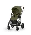 CYBEX  Πολυκαρότσι 3in1 Balios S Lux 2025 Taupe Frame Moss Green με κάθισμα Cloud T i-size