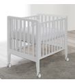 Βρεφικό Σετ PALI Win Bianco με λίκνο(90χ73cm), κρεβάτι(133x73cm), στρώματα και προστατευτικό κάγκελο ή προίκα