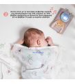 Bunny Soother & Swaddle Set Cry Sensor TAF TOYS 13305