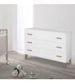 Συρταριέρα PALI Win Bianco-Tortora 115x51x85cm