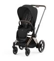 Βρεφικό Καρότσι CYBEX e-Priam Sepia Black Rose Gold