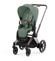 Βρεφικό Καρότσι CYBEX e-Priam Leaf Green Rose Gold