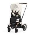 Βρεφικό Καρότσι CYBEX e-Priam Off White Rose Gold