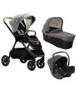 Βρεφικό Trio Set JOIE Finiti Carbon Signature Με κάθισμα Ι-Snug 2 Shale