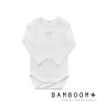 Μακρυμάνικο εσώρουχο από ύφασμα μπαμπού BAMBOOM Bianco 104-006-01