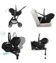 Πολυκαρότσι 3 σε 1 MAXI COSI Oxford Twillic Green με ΔΩΡΟ Βάση Family FIX 360 pro