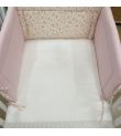 Πάντα NATALINO BEBELINO 190x40cm Ανοιχτό Ροζ Λουλουδάκια 109