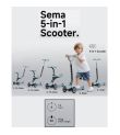 QPlay Sema 5in1 Scooter Πατίνι Ροζ 01-1212066-03