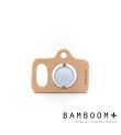 PhotoCamera από ξύλο και σιλικόνη BAMBOOM Azzurro CBB82707-03