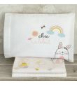 Σετ σεντόνια κούνιας 120x170 ΝΙΜΑ Chic Rabbit 32978
