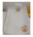 Σελτεδάκι BONJOUR BEBE 50x70cm με τσέπη για πάνες Happy Dino