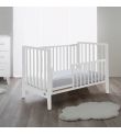 Βρεφικό Σετ PALI Win Bianco με λίκνο(90χ73cm), κρεβάτι(133x73cm), στρώματα και προστατευτικό κάγκελο ή προίκα