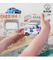 MONUMI Χάρτινο Πάρκινγκ Ζωγραφικής DIY Garage XXL 3D 3ετών+ MPD000102