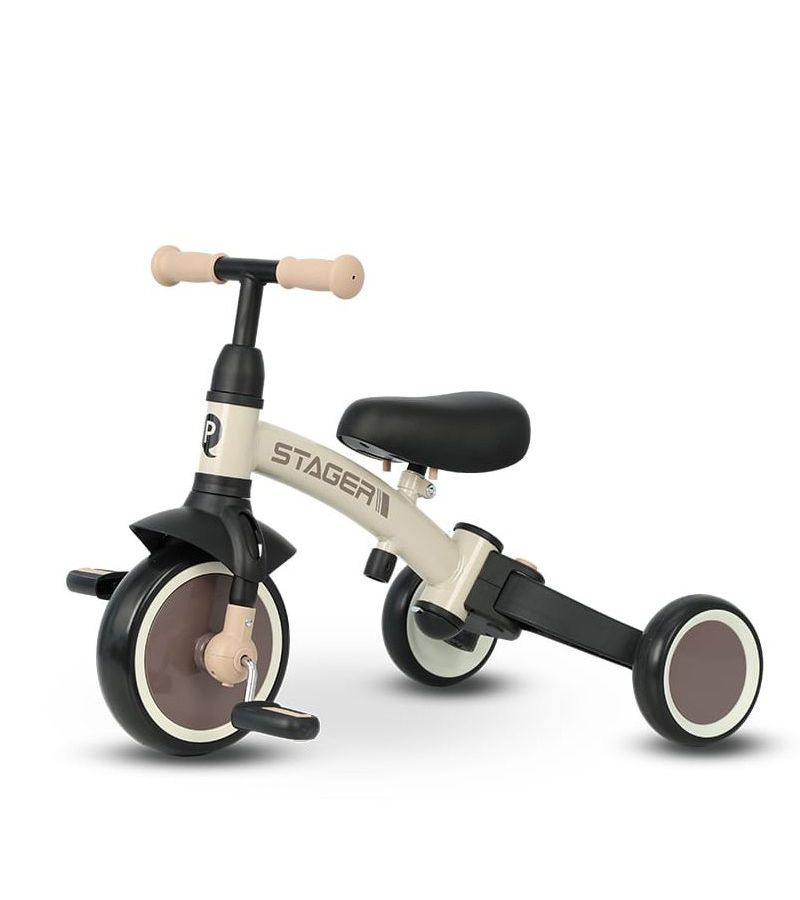 Τρίκυκλο Ποδήλατο QPLAY Stager 3in1 Beige-Brown 01-1212075-03