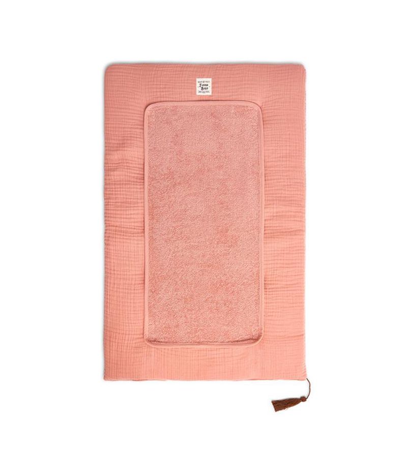 Αλλαξιέρα Μουσελίνα FUNNA BABY Coral Pink 50x80 0208