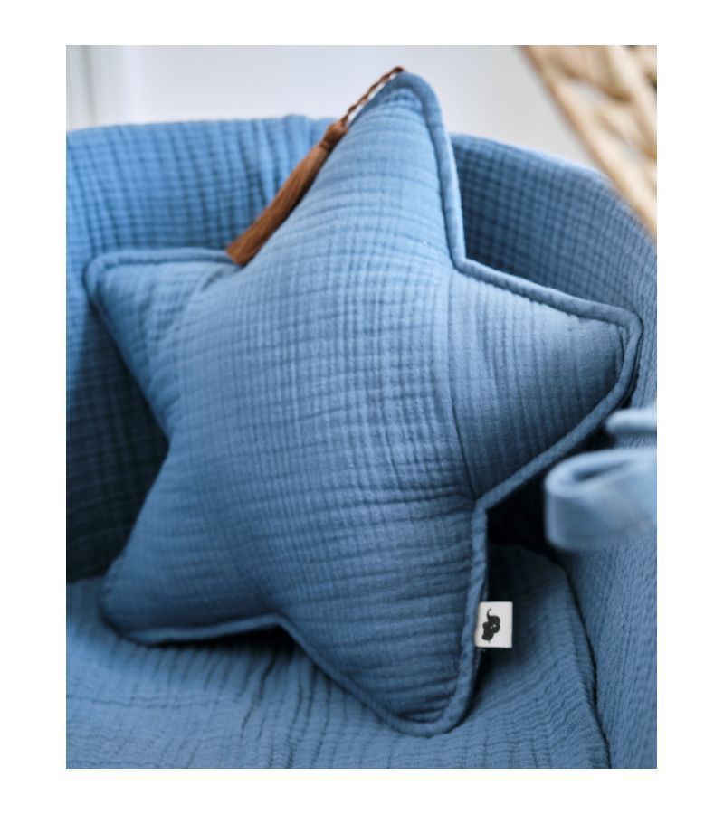 Σετ Διακοσμητικά μαξιλαράκια Μουσελίνα FUNNA BABY Province Petrol 0253