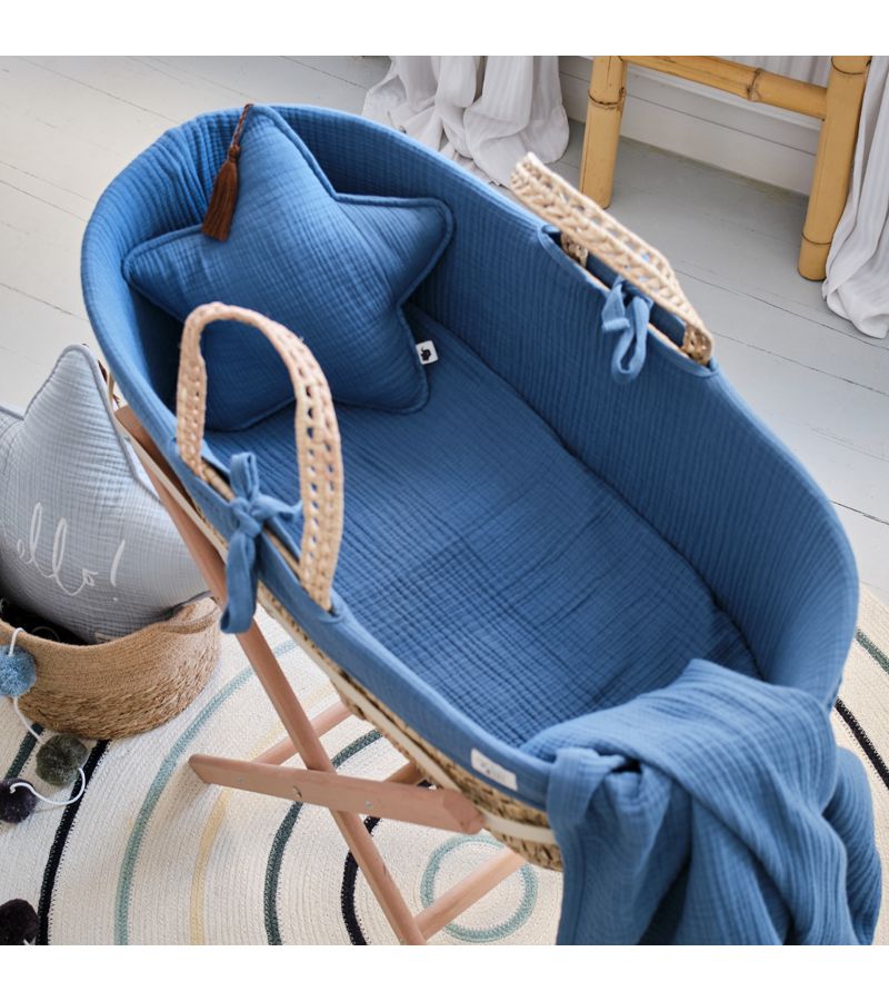 Σετ Διακοσμητικά μαξιλαράκια Μουσελίνα FUNNA BABY Province Petrol 0253