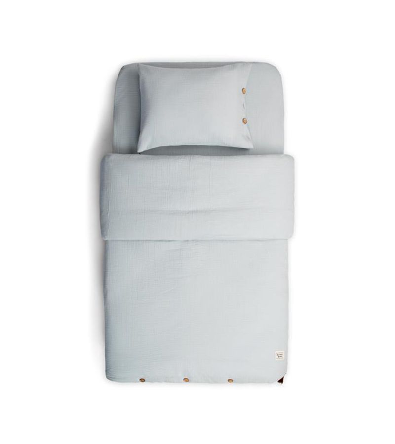 Σετ Παπλωματοθήκη κούνιας 2τμχ FUNNA BABY Dove Grey 100x150 0275