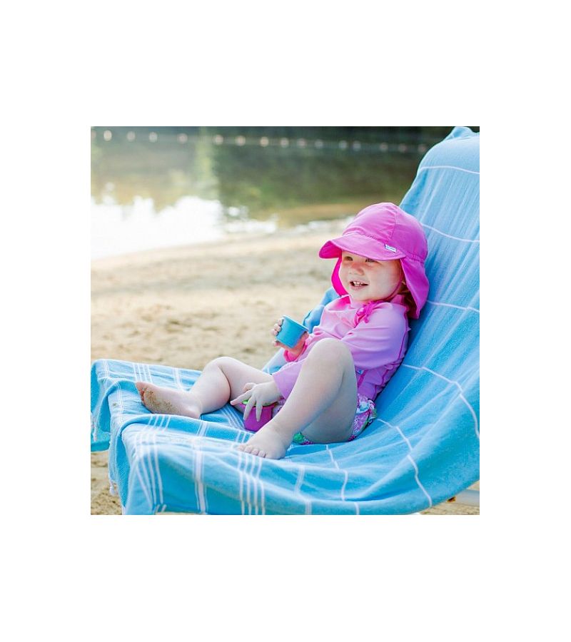 Καπέλο I PLAY Flap Sun Protection Hat Hot Pink IP-10017-6AAP