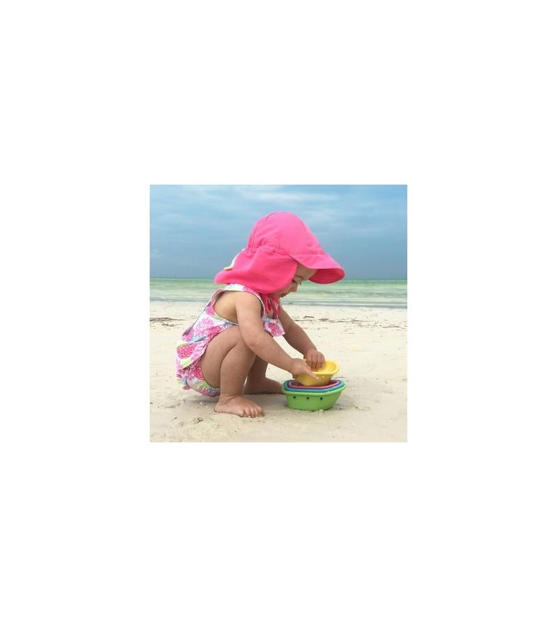 Καπέλο I PLAY Flap Sun Protection Hat Hot Pink IP-10017-6AAP