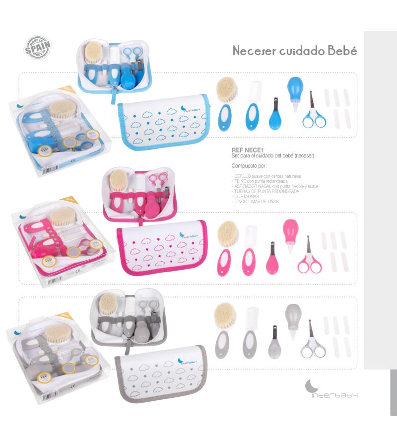 Σετ περιποίησης μωρού INTERBABY Kit Neceser γαλάζιο