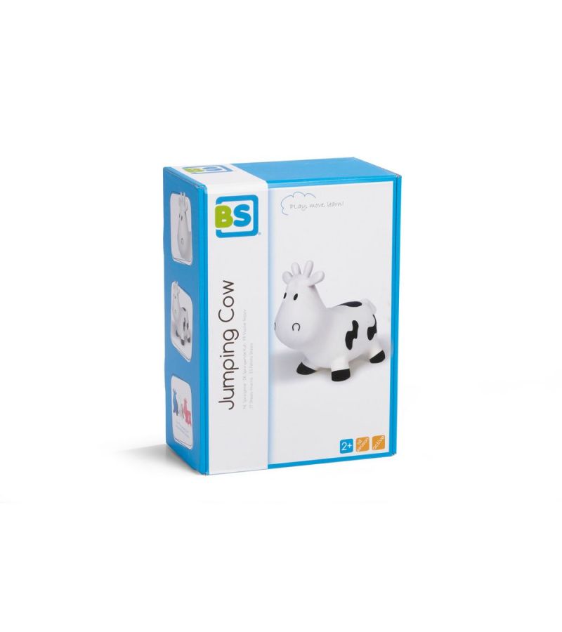 Χοπ Χοπ BS TOYS Jumping Cow, χρώμα λευκό