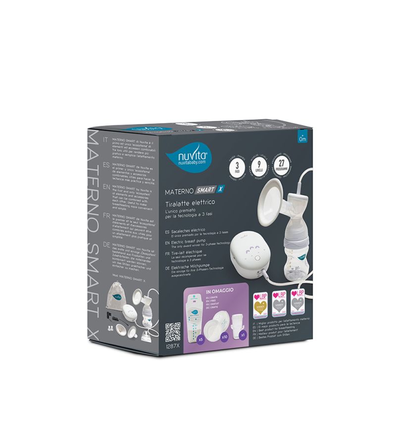 Ηλεκτρικό θήλαστρο μονής άντλησης NUVITA Materno Smart 1287X NU-ALTL0051
