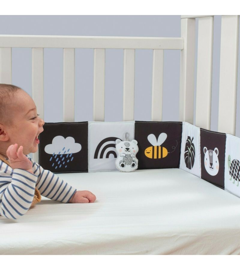 TAF TOYS Μαλακό Βιβλίο Δραστηριοτήτων Savannah Black & White T-12875