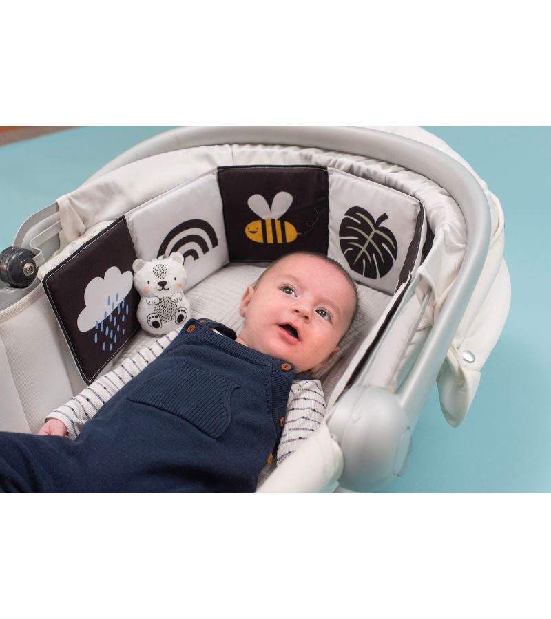 TAF TOYS Μαλακό Βιβλίο Δραστηριοτήτων Savannah Black & White T-12875