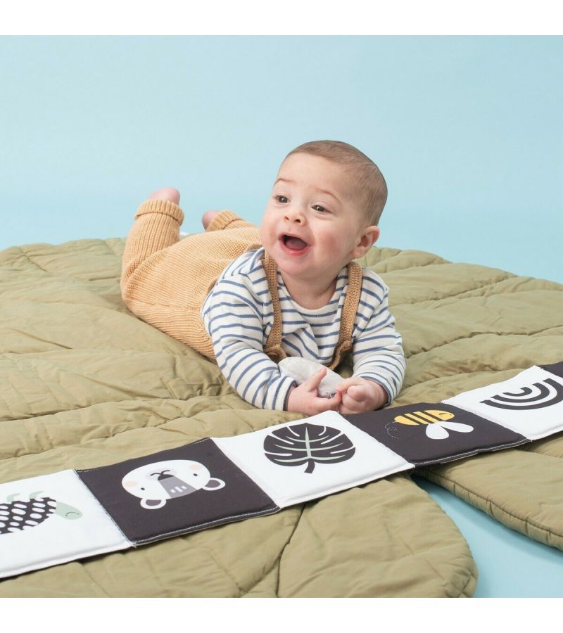 TAF TOYS Μαλακό Βιβλίο Δραστηριοτήτων Savannah Black & White T-12875